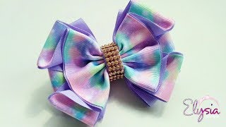 Laço Mallika II Ribbon Bow Tutorial DIY by Elysia Handmade Top TEN ...
