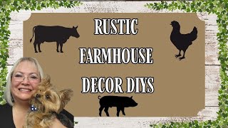 RUSTIC FARMHOUSE DECOR DIYS/HOME DECOR ON A BUDGET