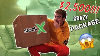 StockX Sent Me A $2500 Package of Hyped Items!! (+1 OF 1 EXCLUSIVE)