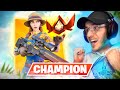 Je passe champion en arene sur fortnite en route pour le unreal 