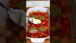 Pesto Pasta with Roasted Tomatoes Recipe | Viral 15-Minute Dinner Idea | Easy Vegan Pasta