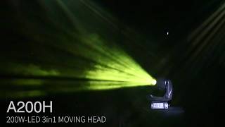 All-in-One Stage Light! A200H 200W 3in1 Beam Spot Wash Full Effect Demo screenshot 4