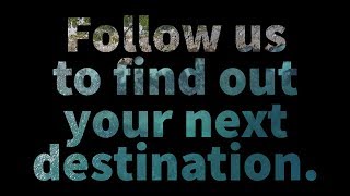 Subscribe us to find your next destination.