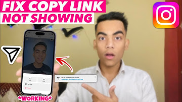 Fix Instagram Reels Copy Link Option Not Showing | How To Fix Copy Link Not Showing On Instagram