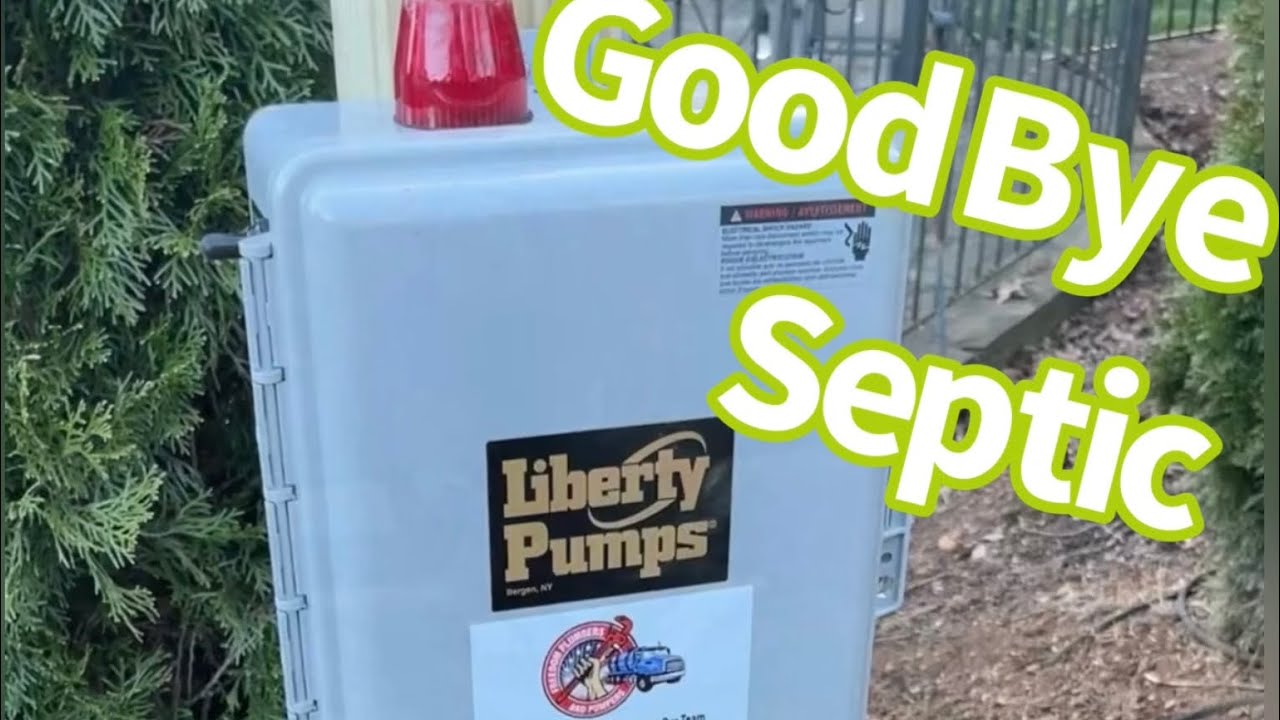 Goodbye SEPTIC. Hello public sewer.