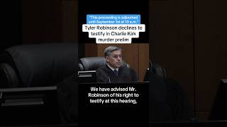 Tyler Robinson Declines To Testify In Charlie Kirk Murder Prelim