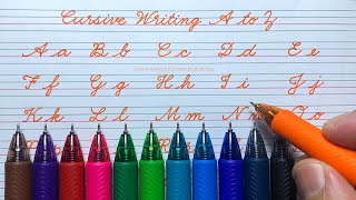 Cursive writing a to z | Cursive letter abcd | Cursive writing abcd | Cursive handwriting practice