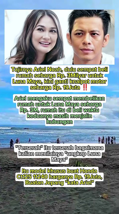 Ariel Noah dengan Luna Maya#ariel #arielnoah #lunamaya #jangkauanluas #fyp #viral #trending #shorts