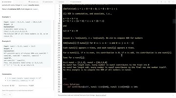 Leetcode 2425. Bitwise XOR of All Pairings - use basic XOR properties