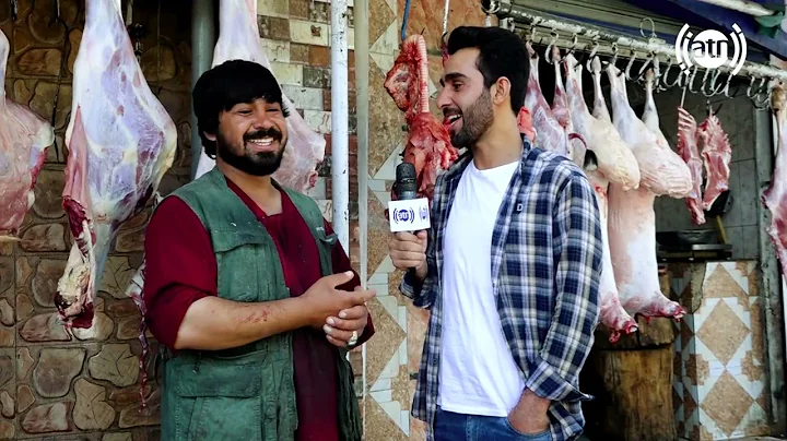 Post Eid al-Adha meat market in Qalaye Zaman Khan /