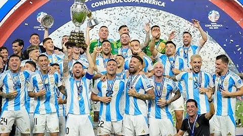 Copa America 2024 Trophy Ceremony ll (Credit: CONMEBOL COPA AMERICA) #copaamerica2024#argentina