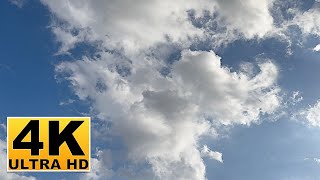 โปรแกรมรักษาหน้าจอ Blue Sky และ Clouds (ไม่มีเสียง) 2 ชั่วโมง 4K UHD