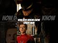 How Does Tom Hardy’s Venom Know Spider-Man #shorts