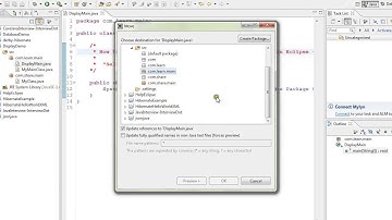 ECLIPSE HOW TO MOVE A CLASS FROM ONE PACKAGE TO OTHER PACKAGE DEMO