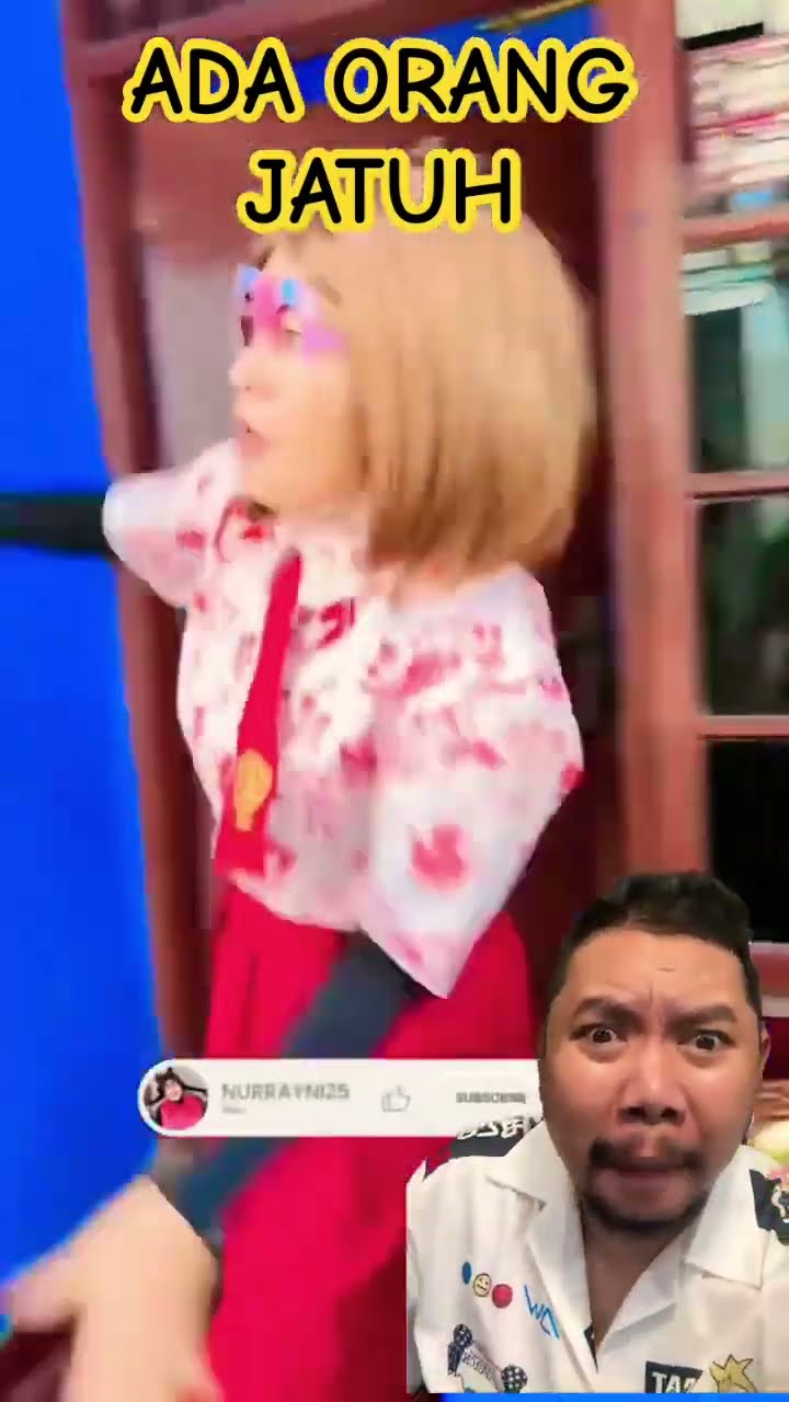 DENGER SUARA ORANG JATUh!!!?? #funny #comedy #humor #lucu #memes #duet