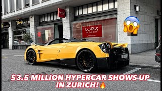 $3.5 MILLION HYPERCAR SHOWS UP IN ZURICH! *TURN ON FOR ENGLISH SUBTITLE*