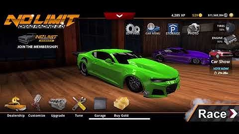 No Limit Drag Racing 2.0 | NEW Camaro ZL1 5.6 TUNE