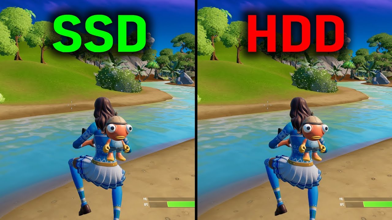 Fortnite SSD vs HDD in 2021 - YouTube