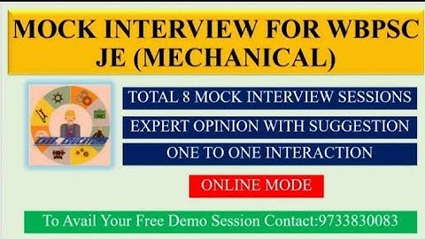 PSC JE (MECHANICAL) MOCK INTERVIEW ||WBPSC II DETAILED DISCUSSION & GUIDELINES