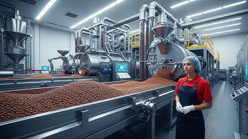 How Coffee Beans Are Harvested and Processed into Coffee | Amazing Coffee Production Line