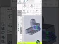 Mechanical part desing. #solidworks #viral