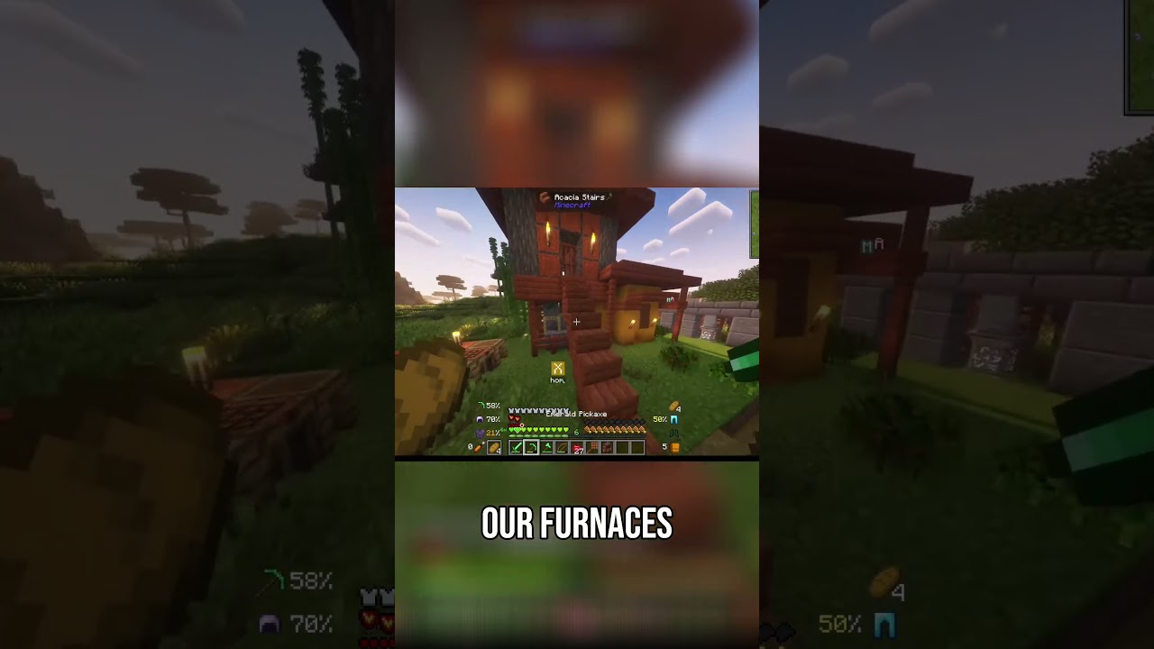 Minecraft Furnace Upgrade  Iron & Gold Tier Tutorial!