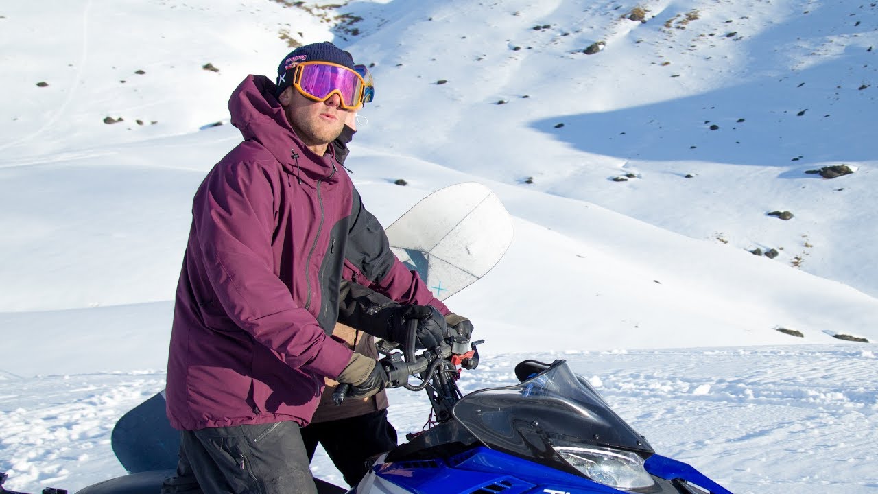 Ben Ferguson and crew SNOWMOBILE to a Backcountry Hut in New Zealand.