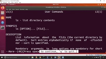 Session 16 View content of files by using more and less commands
