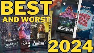 The BEST and WORST Magic the Gathering Products of 2024 | ALL SETS | Review #mtg