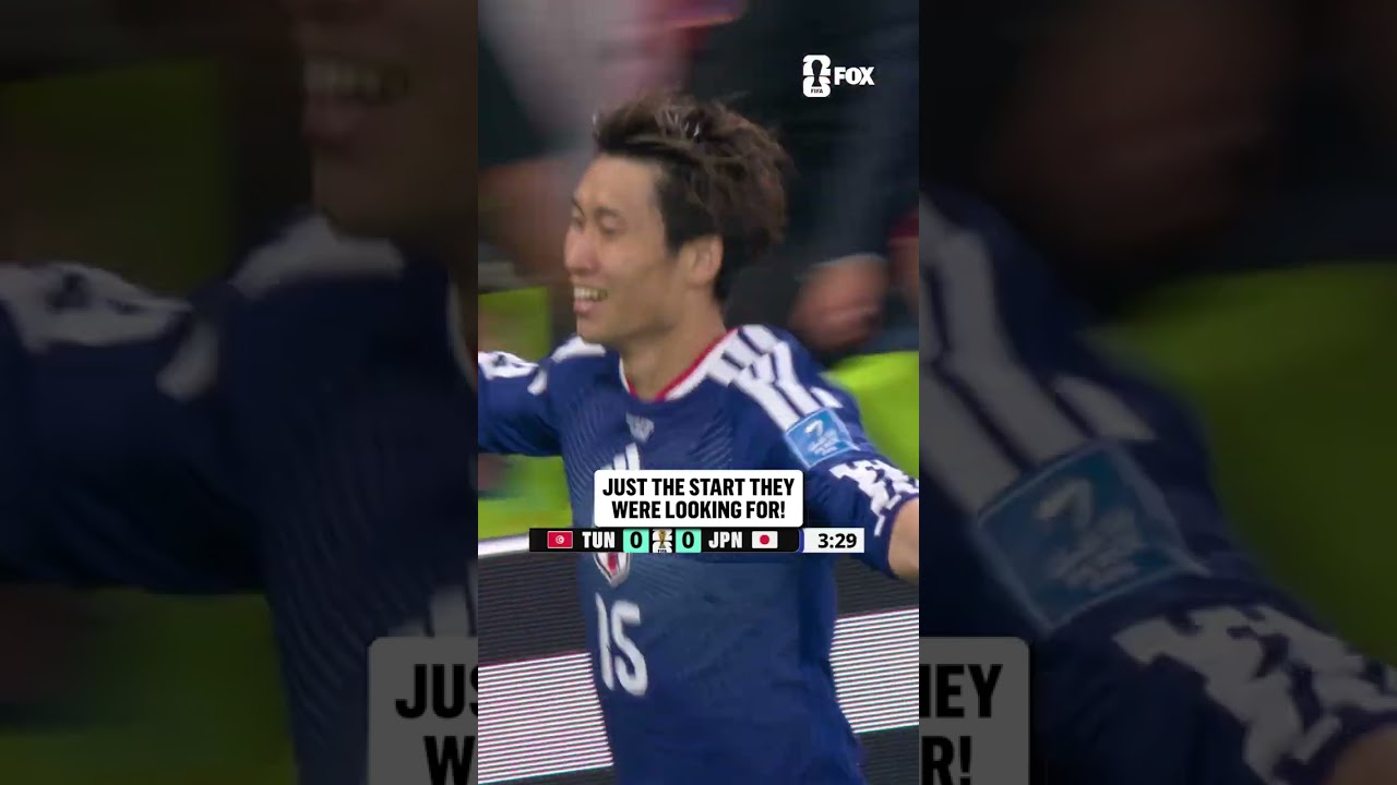 JAPAN OPENS THE NIGHT WITH A GOAL IN THE 4TH MINUTE ! π―π΅