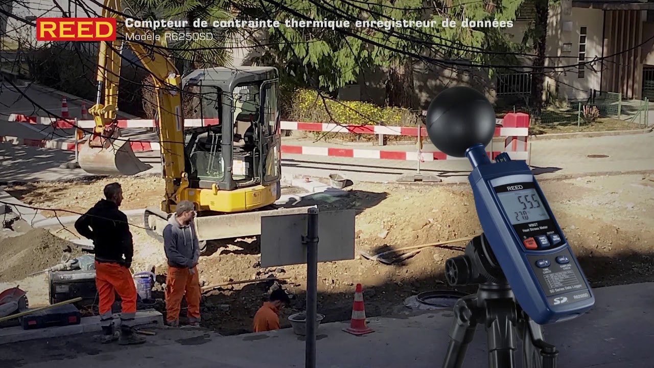 Testez le stress thermique avec le compteur de contrainte thermique REED R6250SD