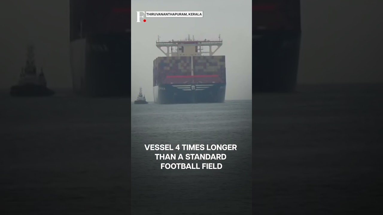 Watch:  World's Largest Container Ship MSC Irina Docks At India's  | Subscribe to Firstpost | N18G