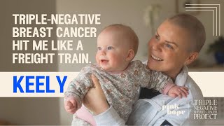 'Triplenegative breast cancer hit me like a freight train.’ | Pink Hope TNBC Project