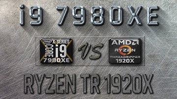 i9 7980XE vs Ryzen Treadripper 1920X Benchmarks | Gaming Tests Review & Comparison | Windows 10