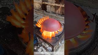 Cast iron wok seasoning process using rapeseed oil
