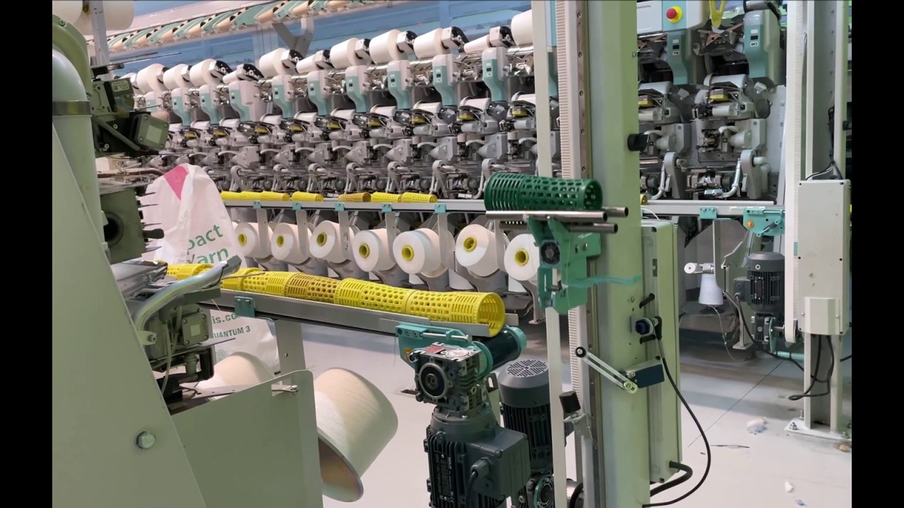 Automated empty cone collection & sorting for winding machines.