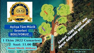 1 Eki̇m 2022 Cumartesi̇ Sezon Açilişina Tüm Müzi̇k Severleri̇ Bekli̇yoruz-Ümitköy Musiki Derneği