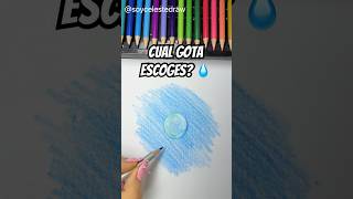Dibujar una gota… pero soy artista 💧🎨🤣 #dibujo #art #drawing #funny