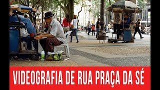 Caminhando Pela Praça Da Sé Em São Paulo. 2018