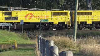 Aurizon's 9867: 2704 & 2703 Passing through Calvert Crossing