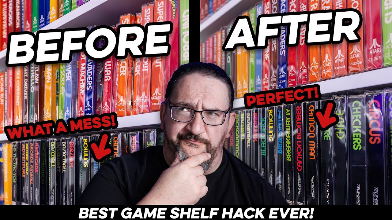 Video Game Console Racking Hack This is the BEST Retro Gaming Shelf Hack EVER! - YouTube