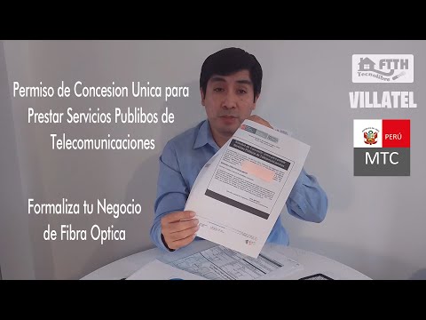 Permiso de Concesión Única para Servicios de Telecomunicaciones