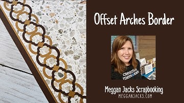 Creative Memories Arches Frame Punch Offset Scrapbook Border