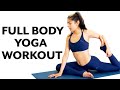 POWER YOGA! Full Body Workout, Vinyasa Flow (Glutes, Legs, Arms &amp; Abs) Burn Calories, Weight Loss