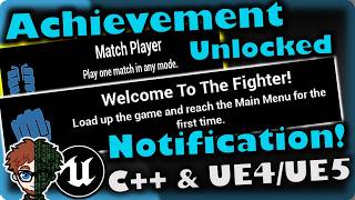 Achievement Unlocked Widget | How To Make YOUR OWN Fighting Game | UE4/UE5 & C++ Tutorial, Part 339 screenshot 5
