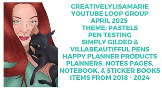 #youtubecollabloopgroup Simply Gilded & Villabeautifful Pen Testing The Happy Planner 2018 - 2024