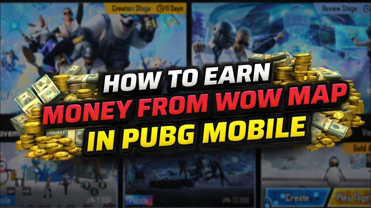 HOW TO EARN MONEY FROM WOW MAP IN PUBG MOBILE | PUBG Mobile wow map