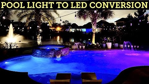 How to Replace Pool Light to LED - DIY - BEST POOL LED LIGHT