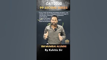 99 Percentile in 99 Seconds Series 🔥 | Question 14 | CAT PYQ | Be in the Top 1%