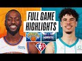 New York Knicks vs. Charlotte Hornets Full Game Highlights | NBA Season 2021-22